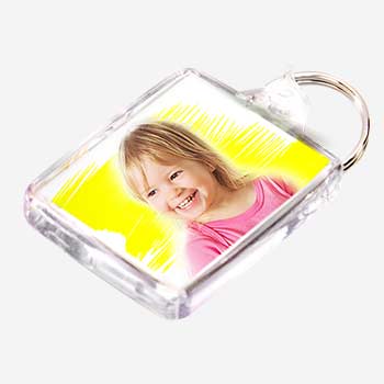 Avaimenperä jossa oma kuva molemmin puolin.