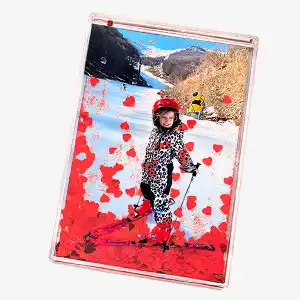 Kuvalahjaksi sydänkehys Tunnin Kuvasta.