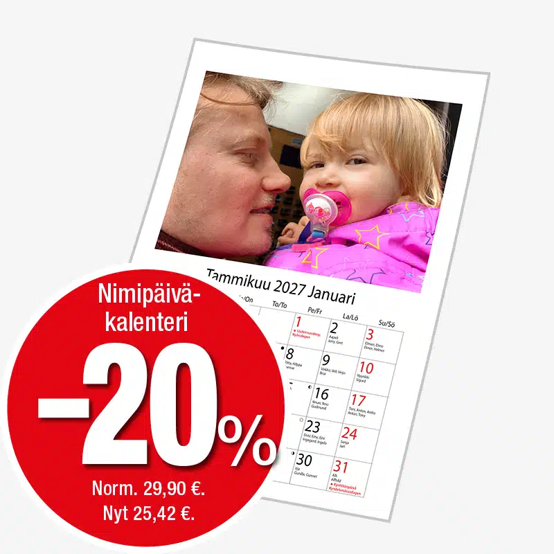 Kuvakalenteri Tunnin Kuva.