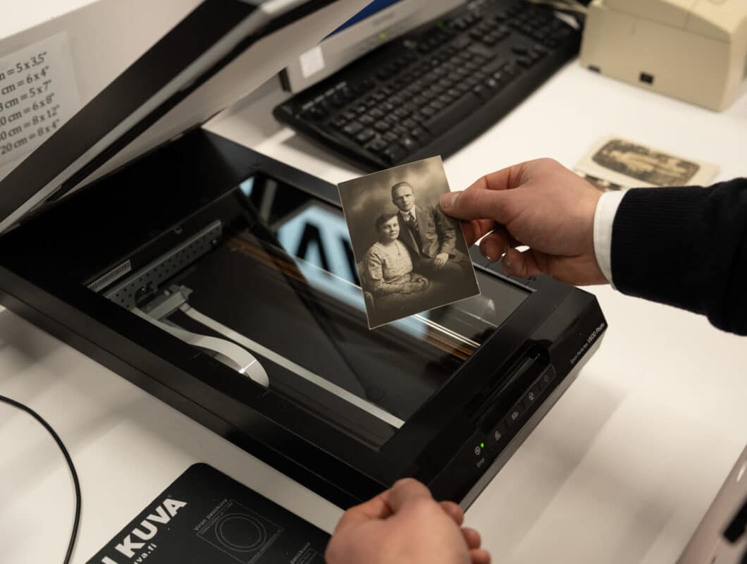 valokuvien skannaus