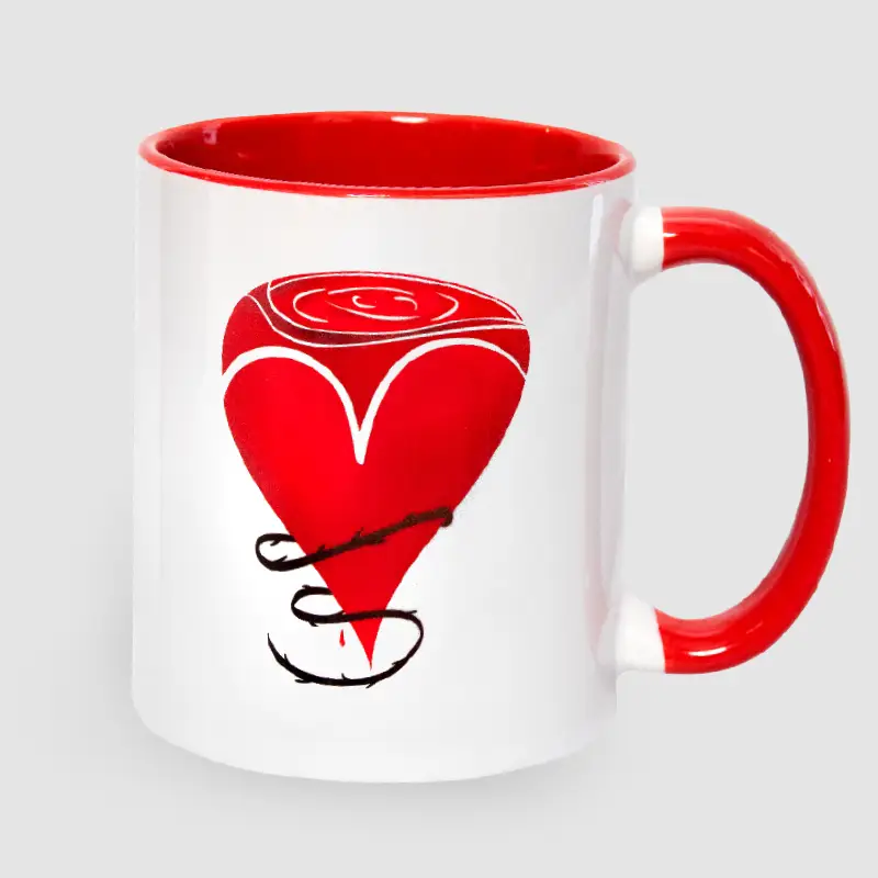 Ystävänpäivälahjaksi kuvamuki.