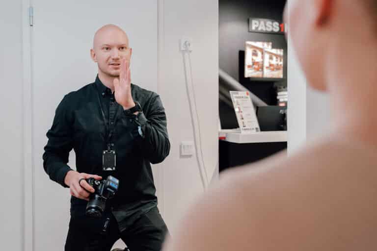 Sähköinen passikuva Tunnin Kuvalta.