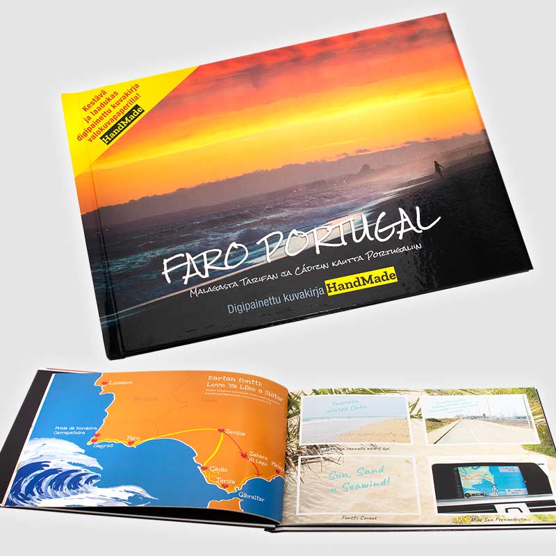 Laadukas HandMade kuvakirja.