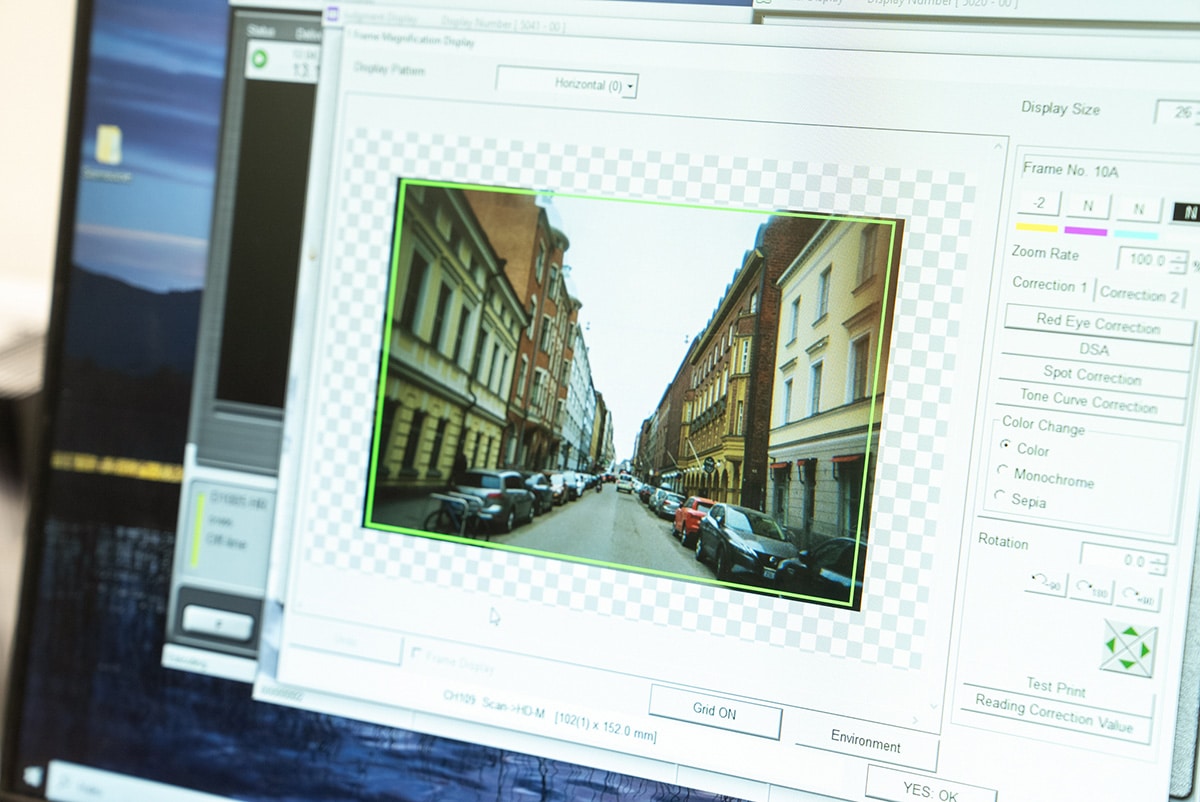 Filmin kehitys Tunnin Kuva.